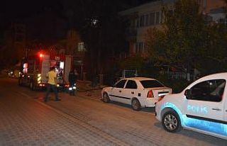 Alev alan tüp paniğe neden oldu