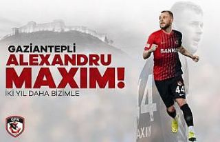 Alexandru Maxim 2 yıl daha Gaziantep’te