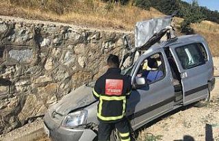 Amasya’da trafik kazası: 1 ölü, 1 yaralı