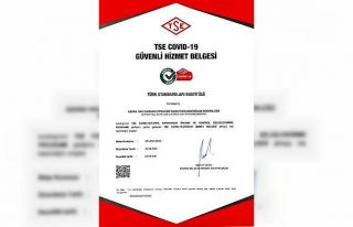 AOSB "Covid-19 Güvenli Hizmet Belgesi"...