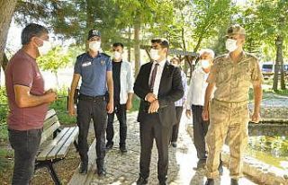 Arguvan’da korona denetimleri sıklaştırıldı