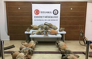 Arnavutköy’de Roma ve Bizans dönemine ait 39 tarihi...