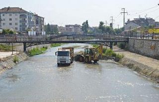 Asar deresinde temizlik çalışmaları hızlandı