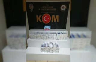 Asayiş uygulamasında 990 paket kaçak sigara ele...