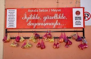 Askıda sebze ve meyve uygulaması başladı