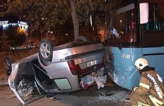 Ataşehir’de feci kaza: 2 yaralı