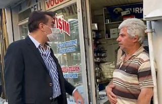 Aydemir esnafın nabzını tuttu