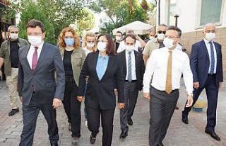 Aydın protokolünden korona virüs denetimi