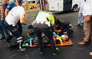 Aydın’da trafik kazası: 1 polis memuru yaralı