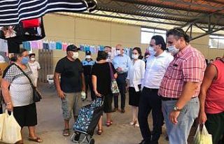 Ayvalık’ta Kovit 19 ‘a karşı denetimler sürüyor