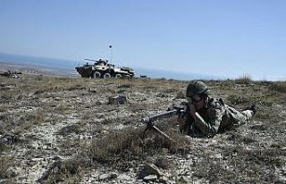Azerbaycan-Türkiye ortak askeri tatbikatları zırhlı...