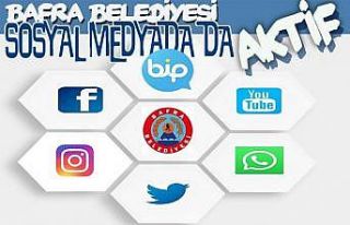 Bafra Belediyesi sosyal medyada da aktif