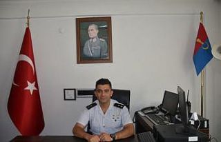 Bafra jandarma komutanı terfi etti