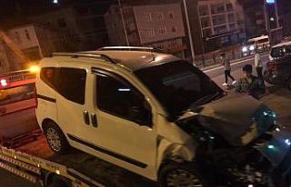 Bafra’da trafik kazası: 1 yaralı