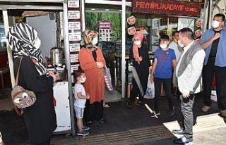 Bağlar Belediye Başkanı Beyoğlu’ndan esnafa...