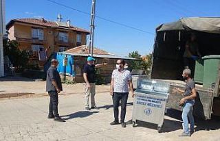 Bahşılı’ya yeni çöp konteynırları