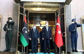 Bakan Akar, Libya Yüksek Devlet Konseyi Başkanı...