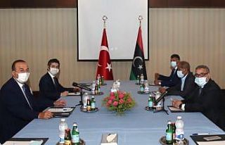 Bakan Çavuşoğlu, Libya Devlet Yüksek Konseyi Başkanı...