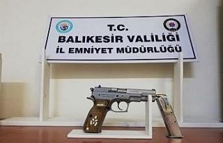 Balıkesir’de polis son 1 ayda 19 silah yakaladı