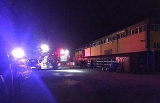 Bartın’da ayakkabı fabrikası yandı