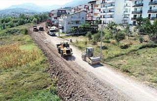 Başiskele’de üst yapı çalışmaları sürüyor