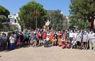 Başkan Atabay, Atatürk büstünün açılışını...