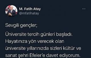 Başkan Atay, “Öğrencilerimizi Kültür ve sanat...