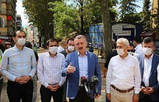 Başkan Büyükakın; “Alemdar Caddesi’ndeki çalışmalar...