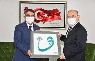 Başkan Çelik, Vali Karadeniz’i ağırladı