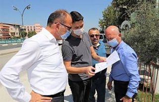 Başkan Çelik’den Mimar Sinan Parkında inceleme
