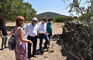 Başkan Çerçi Karaahmetli’de incelemelerde bulundu