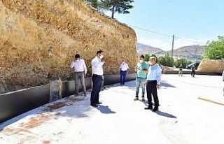 Başkan Çınar, Şahintepesi Tesisleri inşaatında...