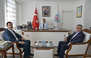Başkan Geylani’den Kaymakam Erdemir’e ziyaret