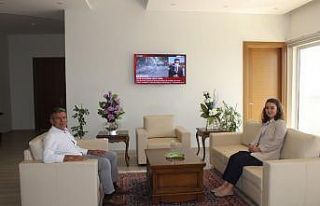 Başkan Güler’den Kaymakam Şenoğlu’na ziyaret