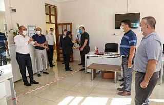 Başkan Kavuş, belediye personeliyle bayramlaştı