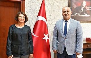 Başkan Kaya’dan Kaymakam Baştürk’e ziyaret