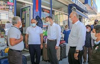 Başkan Öztürk ve Kaymakam Altıner Yahyalı’da...
