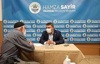 Başkan Şayir, halk buluşmalarında vatandaşı...