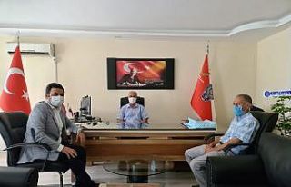 Başkan Yıldırım, Emniyet Müdürü Torlak ile...