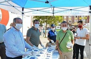 Başkandan aşure ikramı