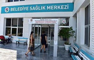 Belediye Tıp Merkezi girişine ozon odası