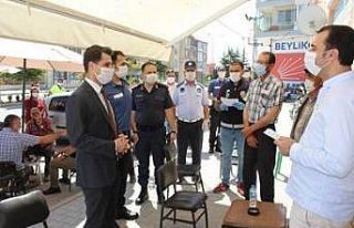 Beylikova’da korona virüs denetimi