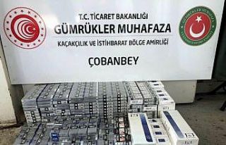 Bin 240  paket kaçak sigara ele geçirildi