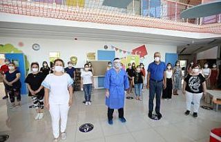 Bircan Tüfekçioğlu çocuk gündüz bakım evindeki...