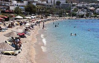 Bodrum sahilleri bayramdan sonra boşaldı
