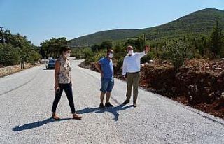 Bodrum’da Torba-Kızılağaç yolu tamamlandı