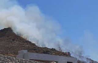 Bodrum’da yangın