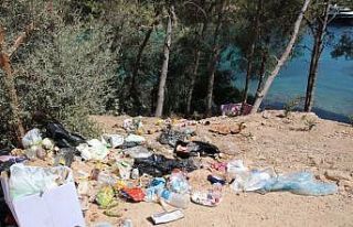 Bodrum’dan 4 günde 3 bin 250 ton çöp çıktı