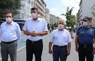 Bolu’da iş yerleri korona virüse karşı denetlendi