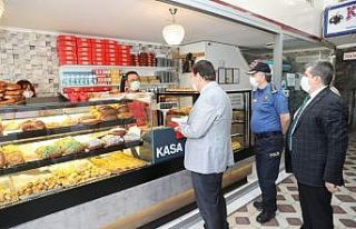 Burdur Valisi Arslantaş, korona virüs denetimlerine...